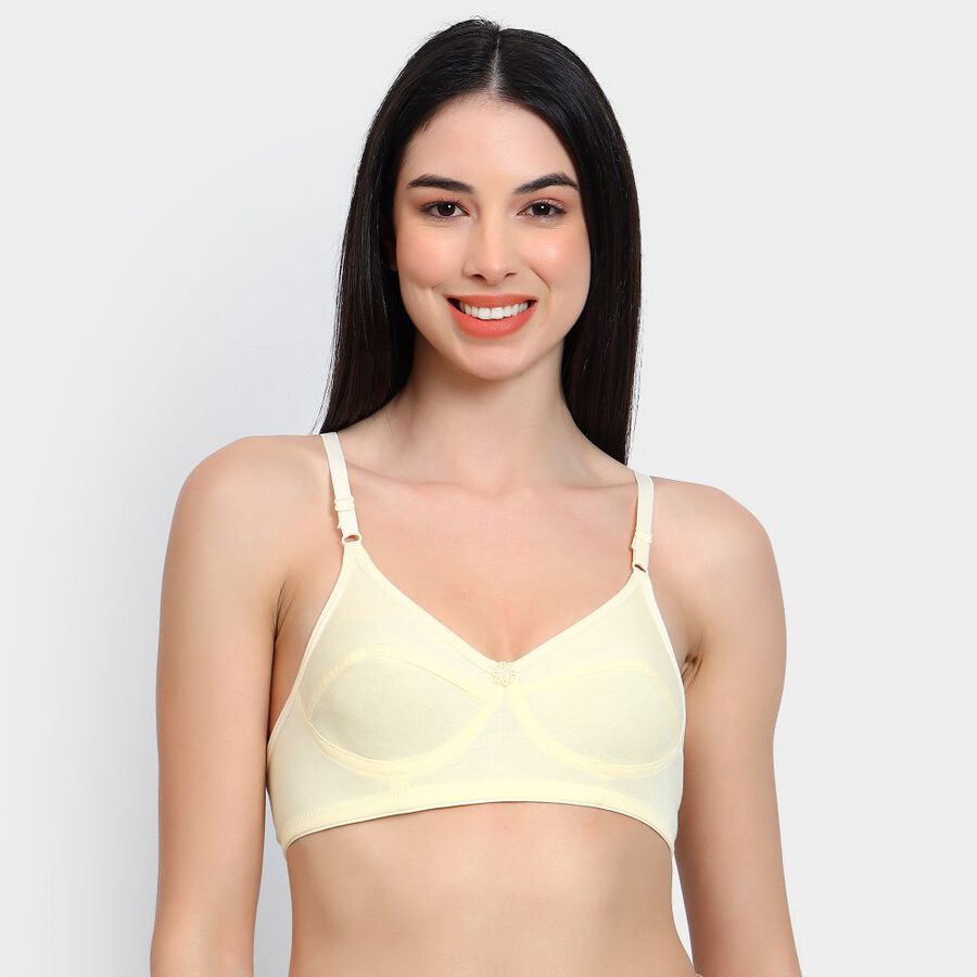 Ladies' Bra, पीला, large image number null